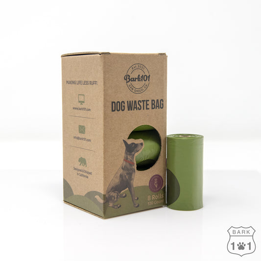Bark 101 Dog Waste Bag 8 Rolls 120 Count Front Angle