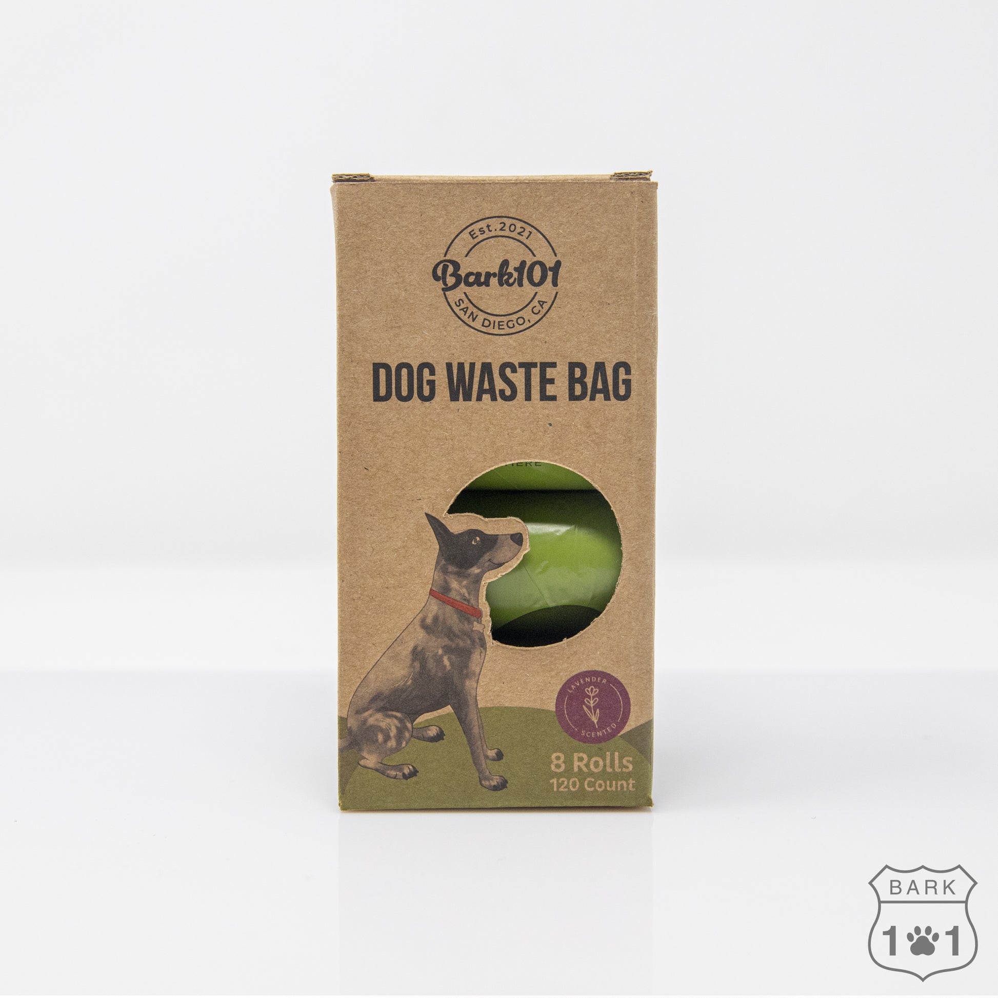 Bark 101 Dog Waste Bag 8 Rolls 120 Count Front